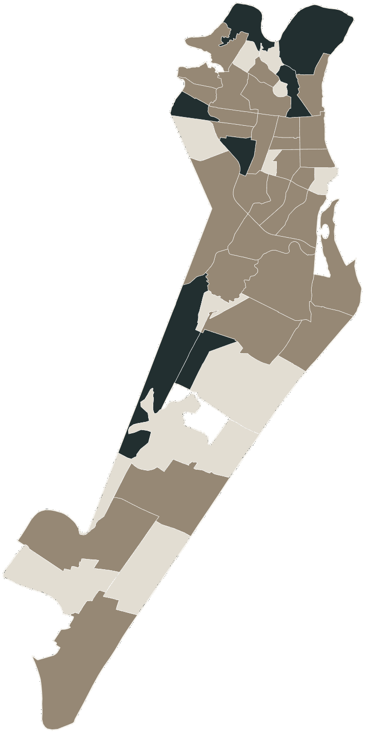Mapa de Aracaju com o candidato a presidente mais votado em cada bairro, 2018