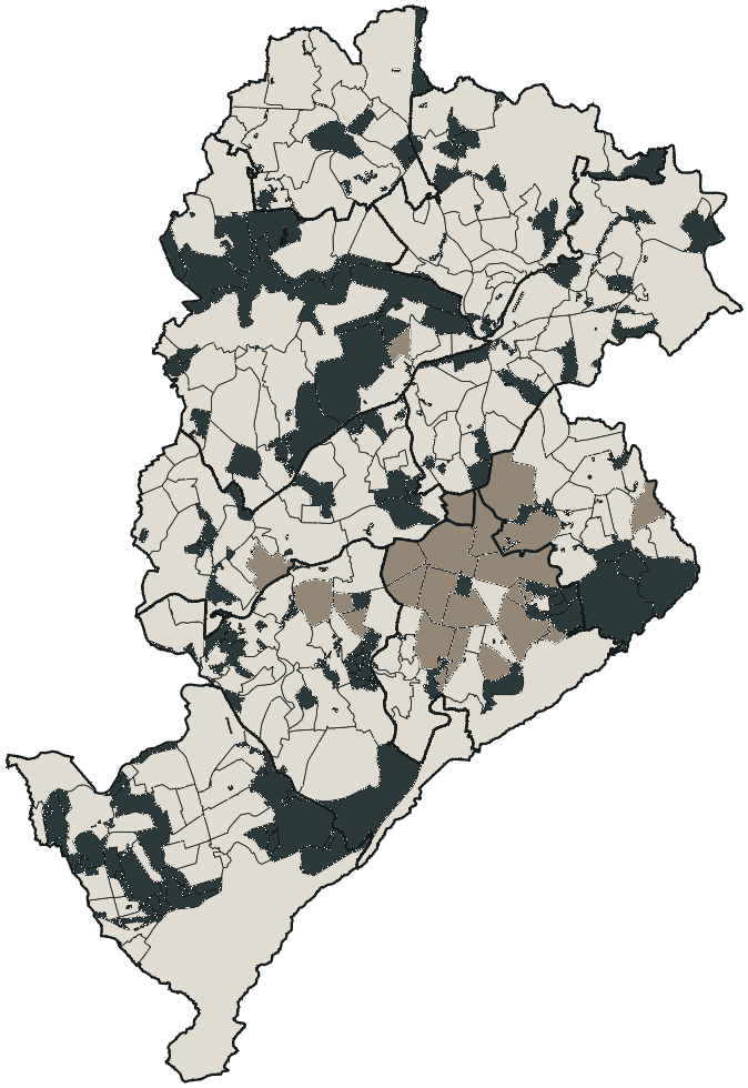 Mapa de Belo Horizonte com o partido mais votado em cada bairro para Governador, 2026