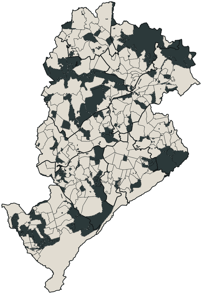 Mapa de Belo Horizonte com o candidato a presidente mais votado em cada bairro, 2018
