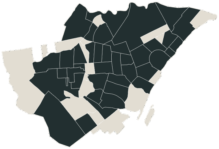 Mapa de Boa Vista com o candidato a presidente mais votado em cada bairro, 2022