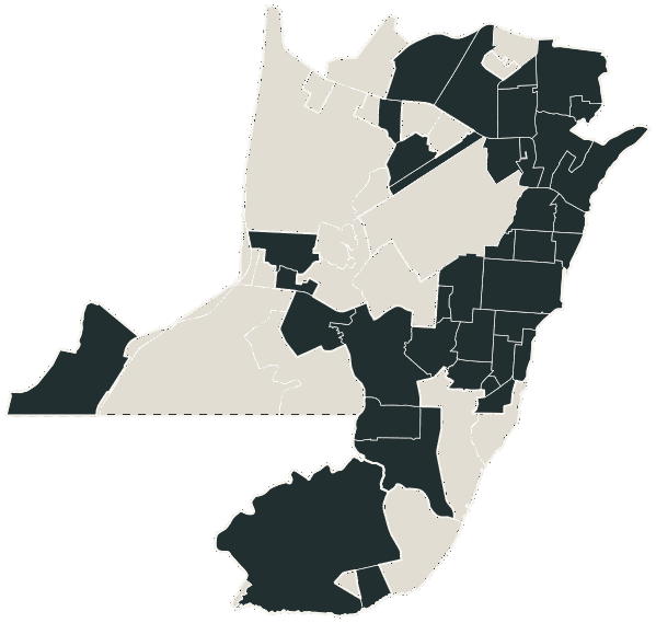 Mapa de Macapá com o partido mais votado em cada bairro para Governador, 2026