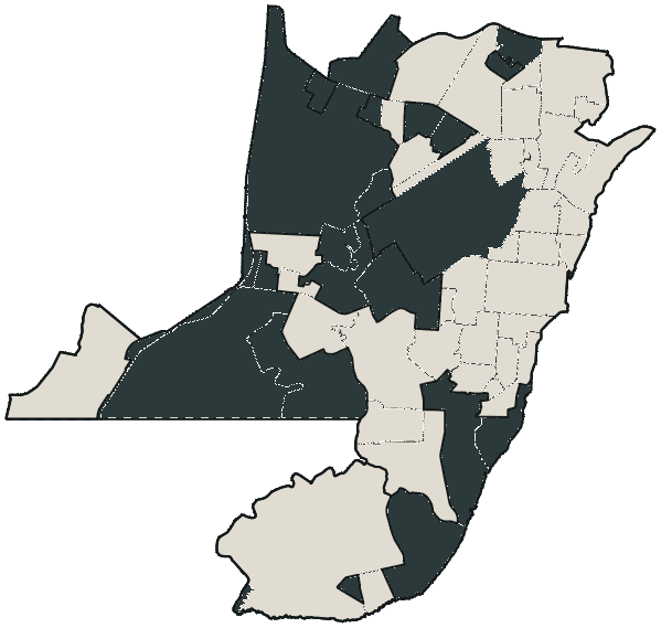 Mapa de Macapá com o partido mais votado em cada bairro para Governador, 2026
