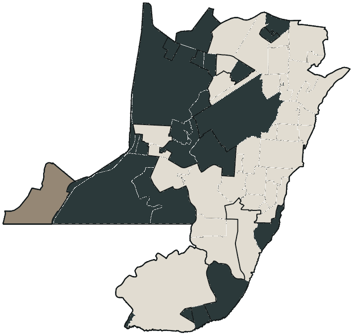 Mapa de Macapá com o candidato a presidente mais votado em cada bairro, 2018