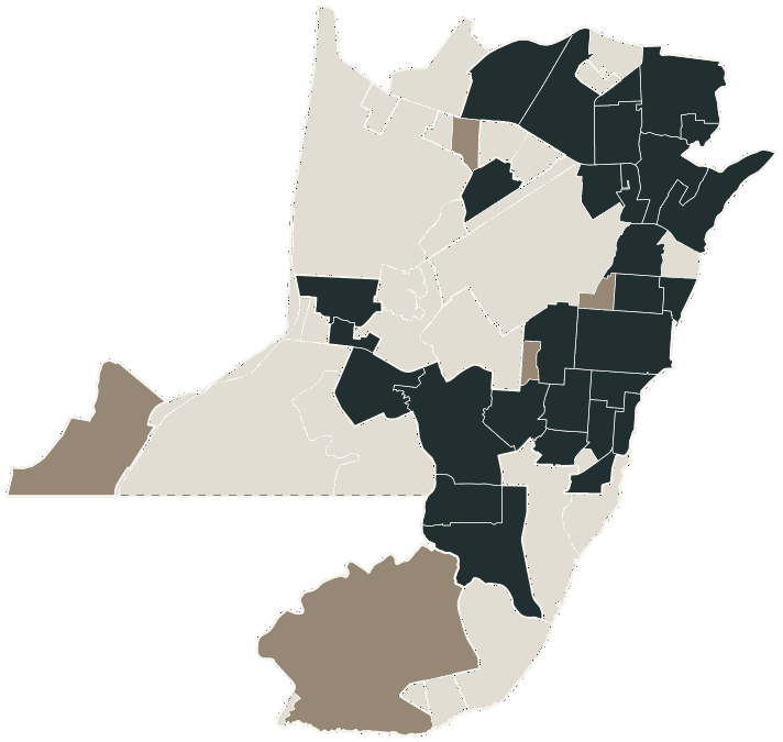 Mapa de Macapá com o candidato a presidente mais votado em cada bairro, 2022