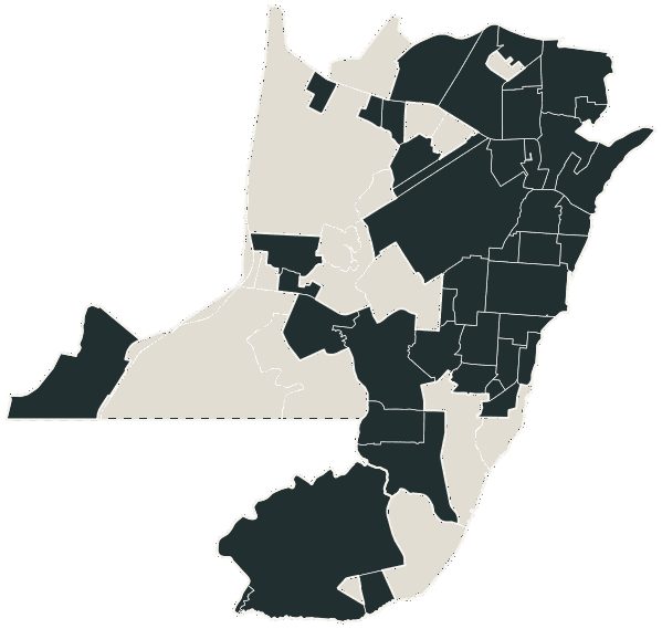 Mapa de Macapá com o partido mais votado em cada bairro para Senado (2 vagas), 2026