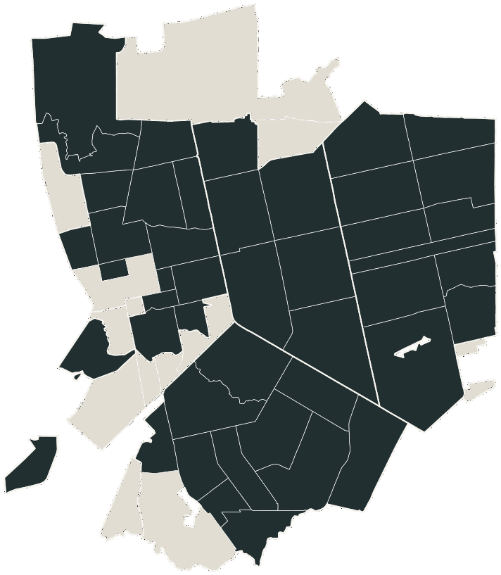 Mapa de Porto Velho com o candidato a presidente mais votado em cada bairro, 2026