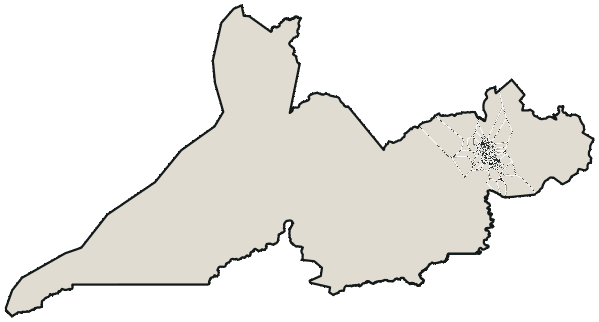 Mapa de Rio Branco com o partido mais votado em cada bairro para Senado (2 vagas), 2026