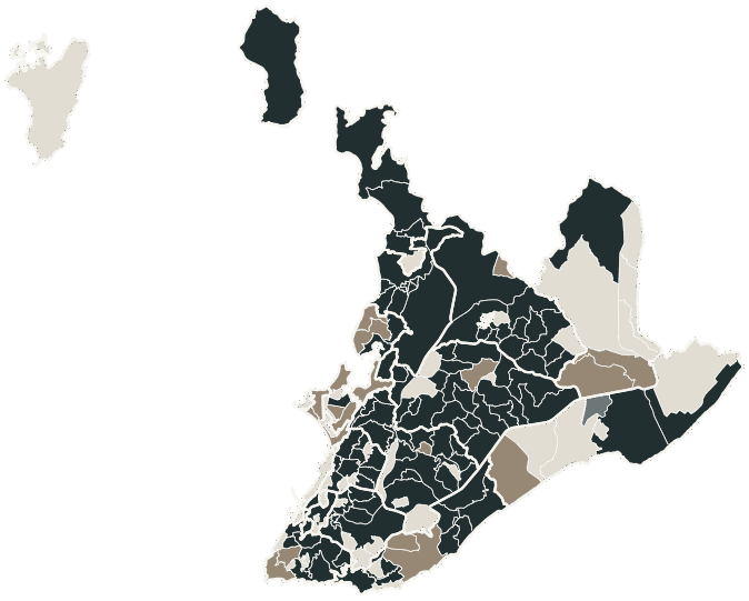 Mapa de Salvador com o partido mais votado em cada bairro para Deputado estadual, 2026