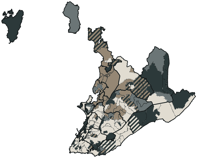 Mapa de Salvador com o partido mais votado em cada bairro para Deputado federal, 2026