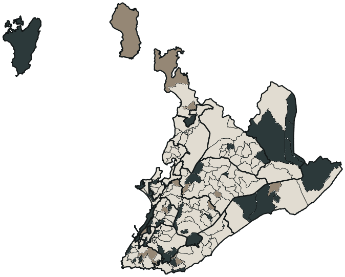 Mapa de Salvador com o partido mais votado em cada bairro para Governador, 2026